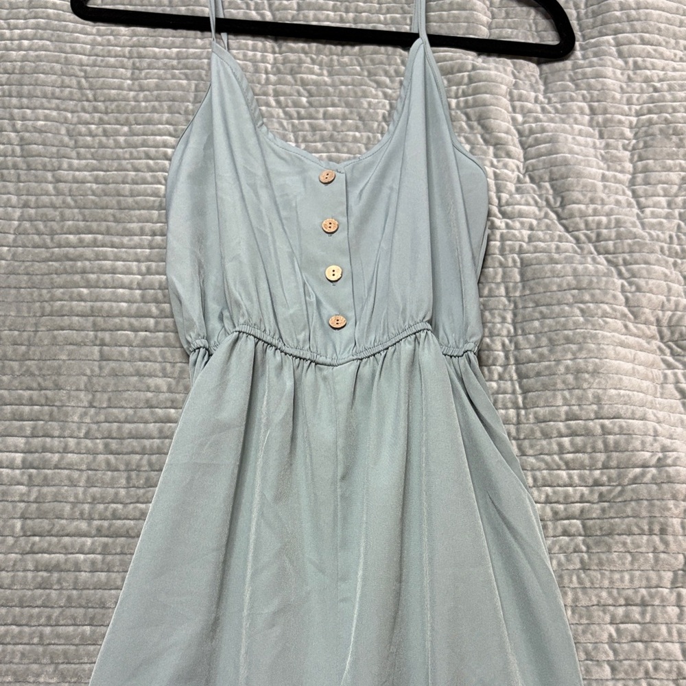 Cupshe Green Jumpsuit with Button Detail - Picture 2 of 3